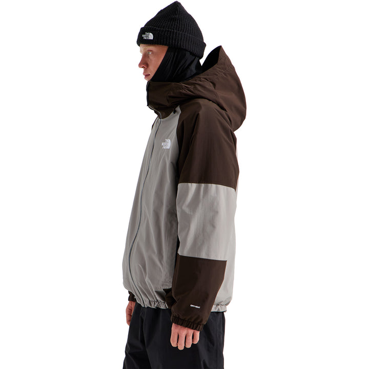 The North Face Slider Jacket - Men's Stone Slab/Dark Chestnut