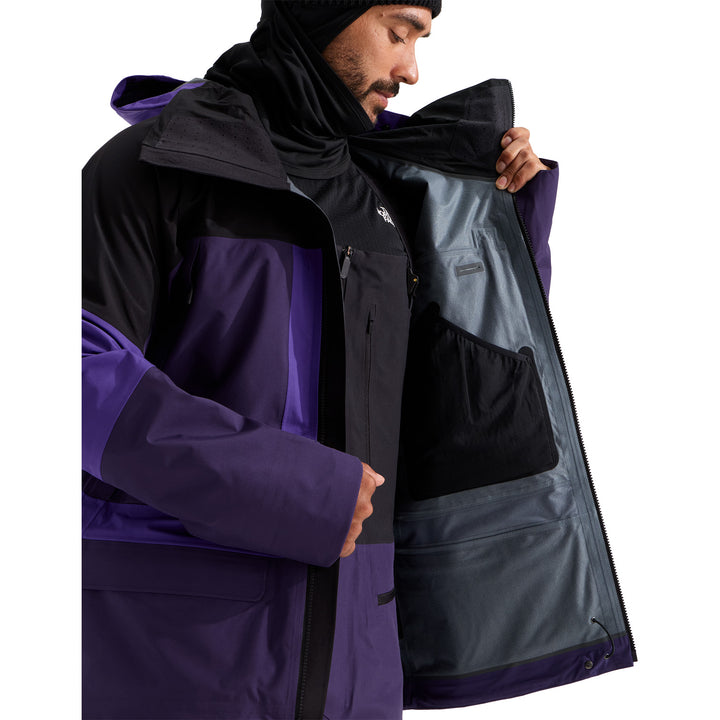 The North Face Summit Verbier GTX Jacket - Men's Peak Purple/Eternal Purple/TNF Black