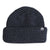 Autumn Stripe Double Roll Beanie Midnight
