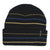 Autumn Multi Stripe Beanie Black