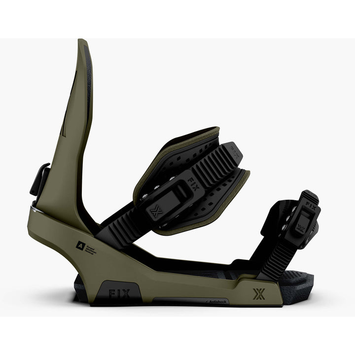 Fix Block 5 Snowboard Bindings 2027 Army Green