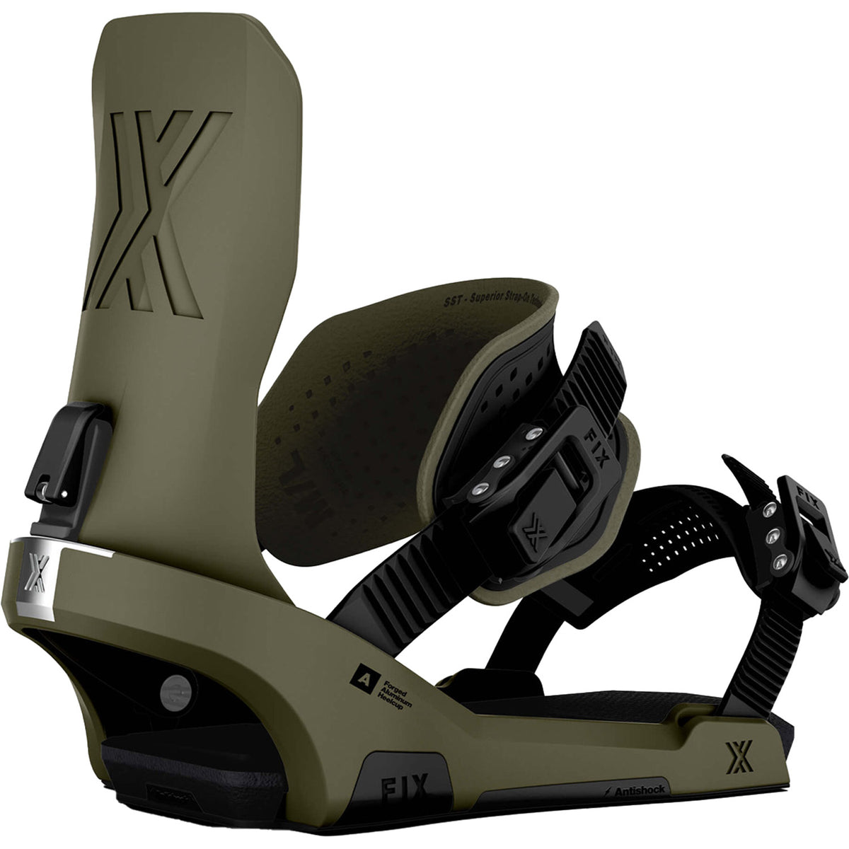 Fix Block 5 Snowboard Bindings 2027 Army Green