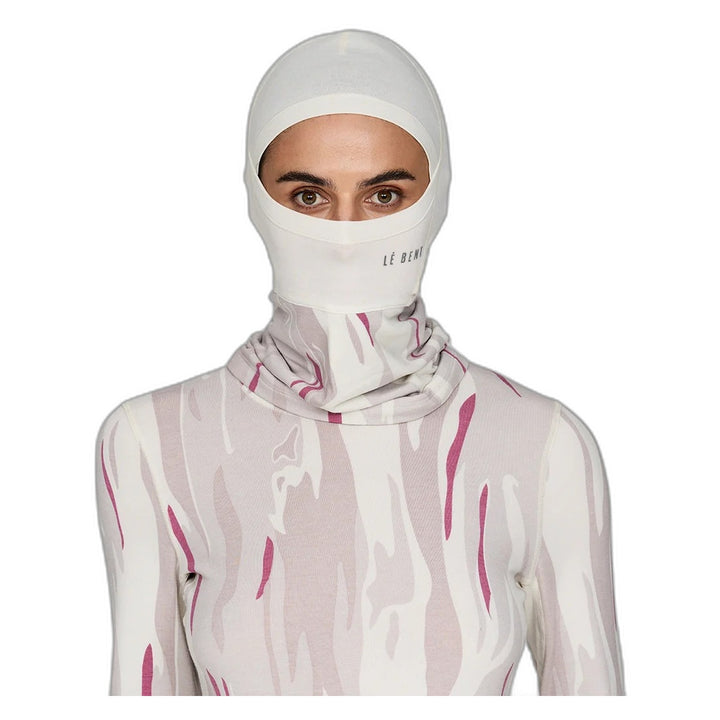 Le Bent Double Up Midweight Balaclava Pearl Snow Gum