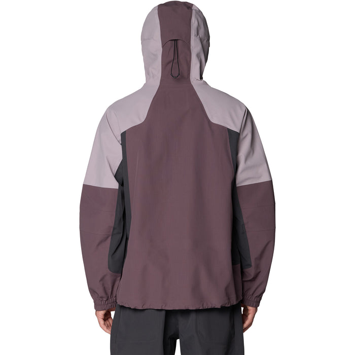 Mountain Hardwear Warp Factor™ 3L Hooded Jacket - Men's Purple Sage/Mystic Purple/Shark