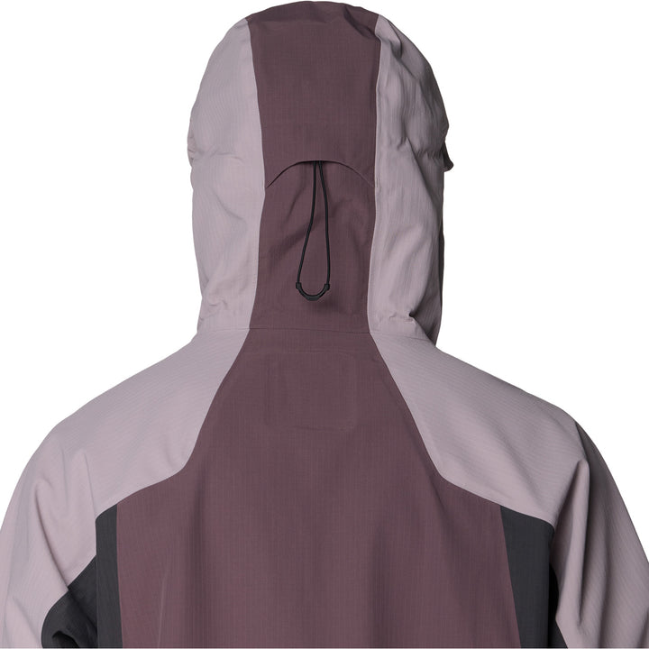 Mountain Hardwear Warp Factor™ 3L Hooded Jacket - Men's Purple Sage/Mystic Purple/Shark