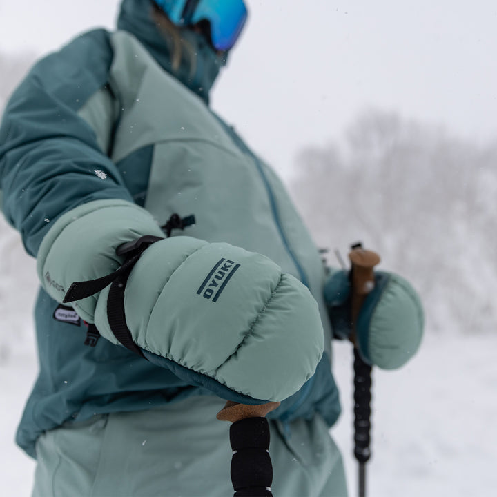 Oyuki Ezo GORE-TEX Mittens Blue Surf