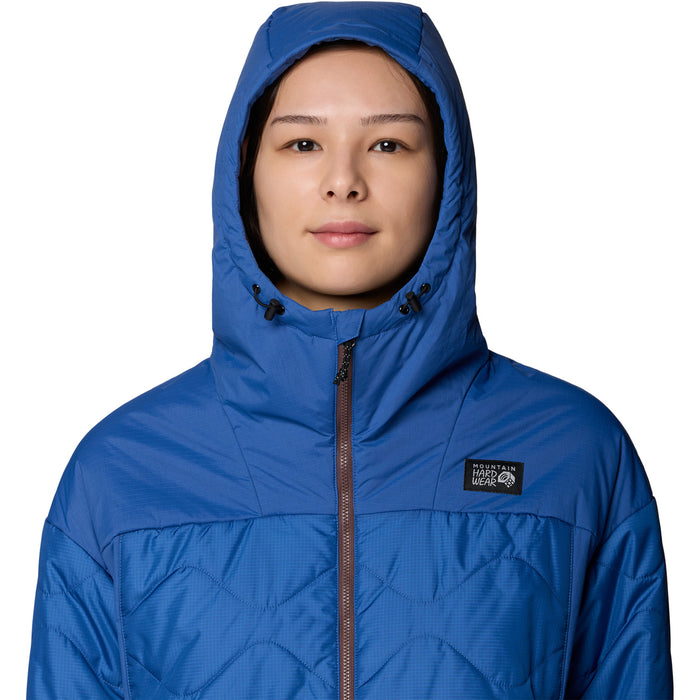 Mountain Hardwear Aprés Pro™ Insulated Hooded Jacket - Women's Berry Blue