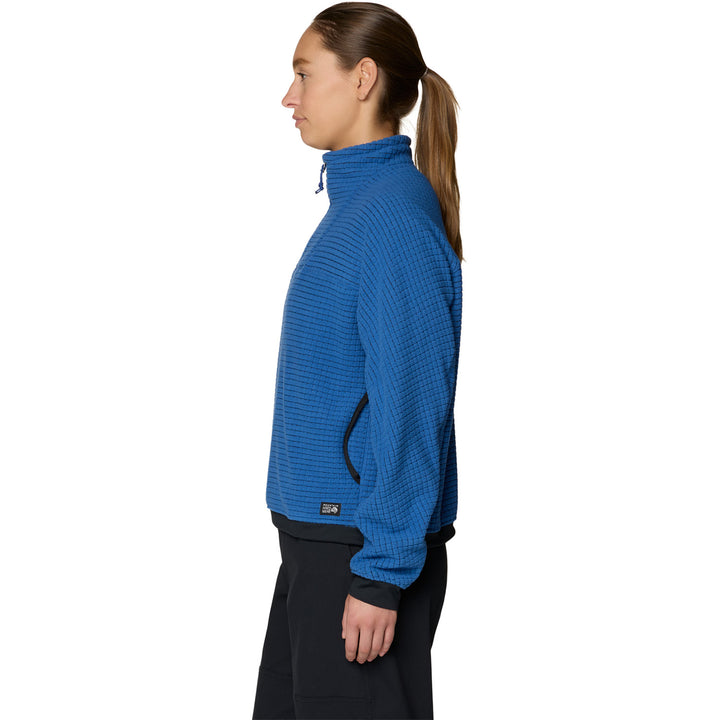 Mountain Hardwear Summit Grid™ Big Grid Half Zip - Women's Berry Blue