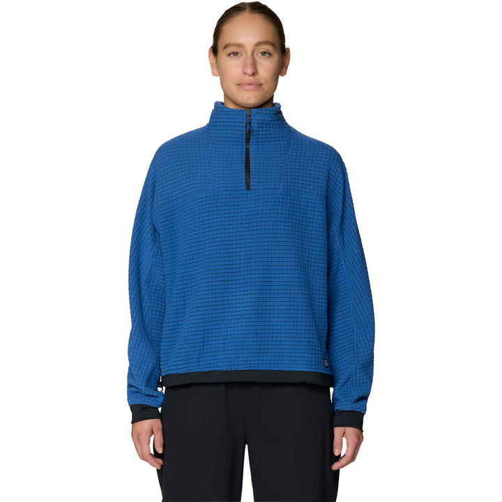 Mountain Hardwear Summit Grid™ Big Grid Half Zip - Women's Berry Blue