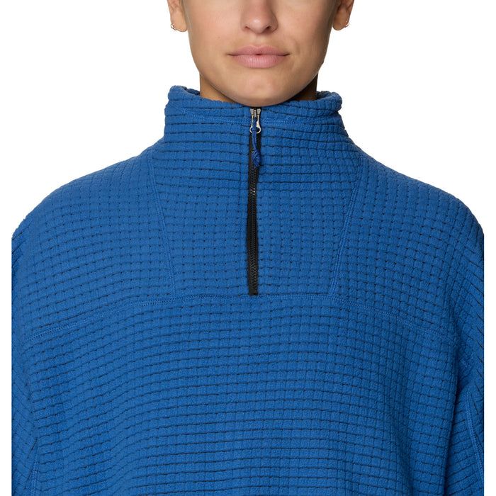 Mountain Hardwear Summit Grid™ Big Grid Half Zip - Women's Berry Blue