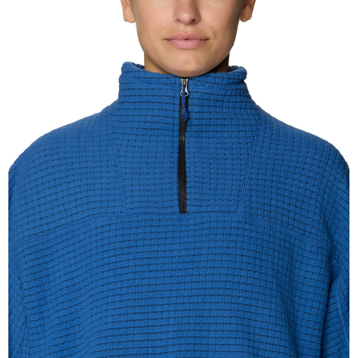 Mountain Hardwear Summit Grid™ Big Grid Half Zip - Women's Berry Blue