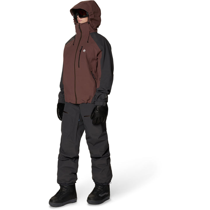 Mountain Hardwear Warp Factor™ 3L Hooded Jacket - Women's Carob/Shark