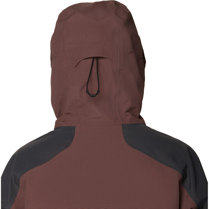 Mountain Hardwear Warp Factor™ 3L Hooded Jacket - Women's Carob/Shark