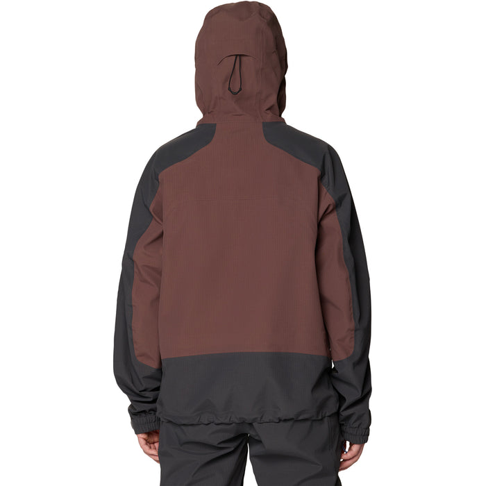Mountain Hardwear Warp Factor™ 3L Hooded Jacket - Women's Carob/Shark