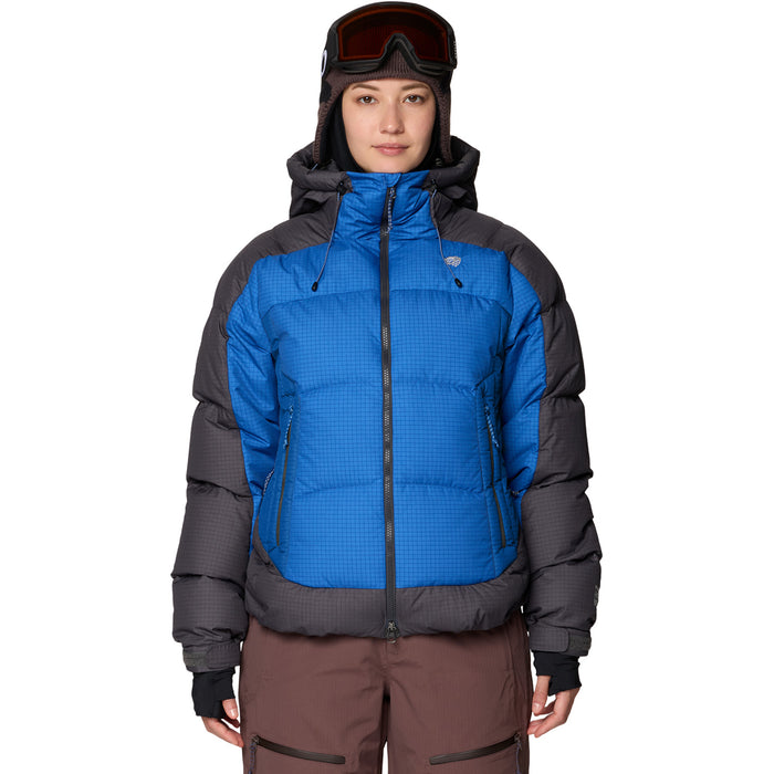 Mountain Hardwear Flow Factor™ Down Jacket - Women's Berry Blue/Shark