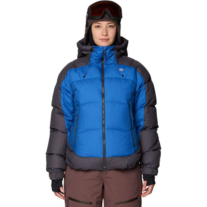 Mountain Hardwear Flow Factor™ Down Jacket - Women's Berry Blue/Shark
