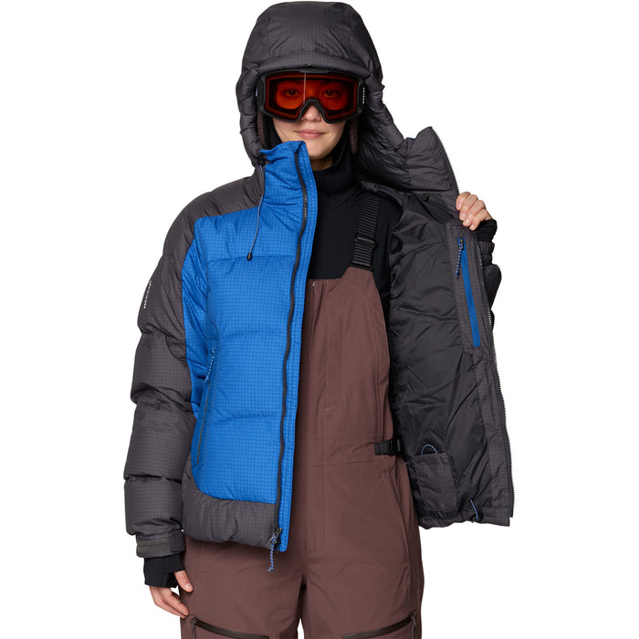 Mountain Hardwear Flow Factor™ Down Jacket - Women's Berry Blue/Shark