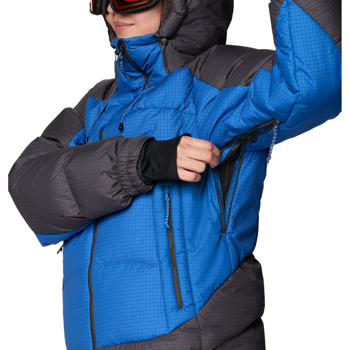 Mountain Hardwear Flow Factor™ Down Jacket - Women's Berry Blue/Shark