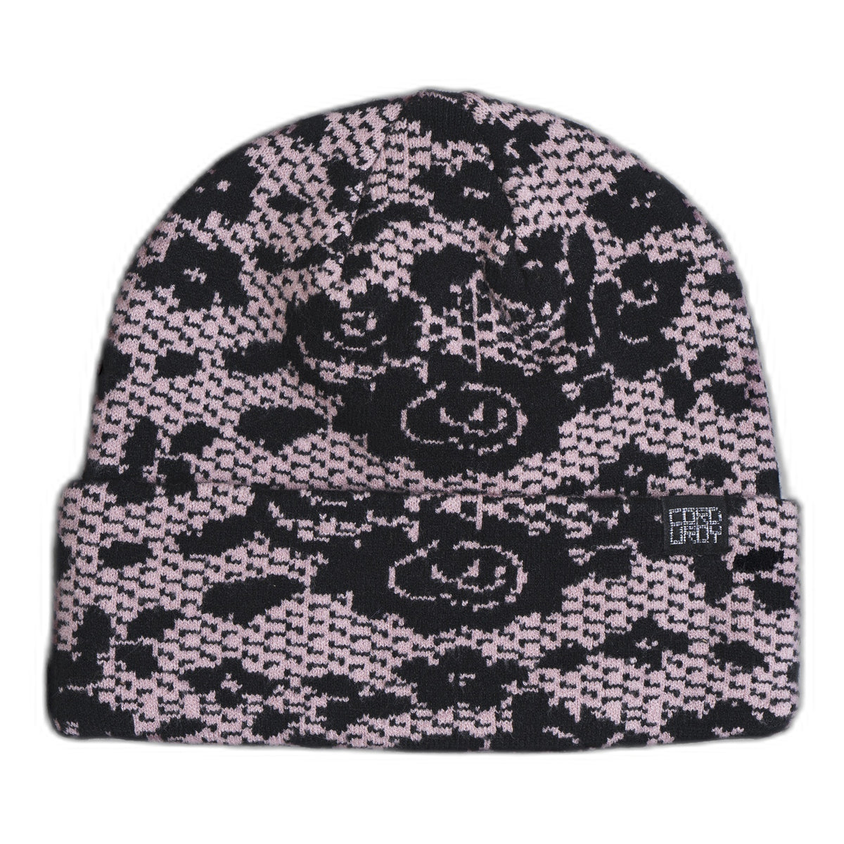 Corduroy Lace Beanie Pink