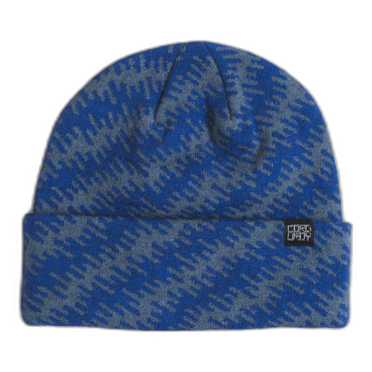 Corduroy Static Camo Beanie Midnight