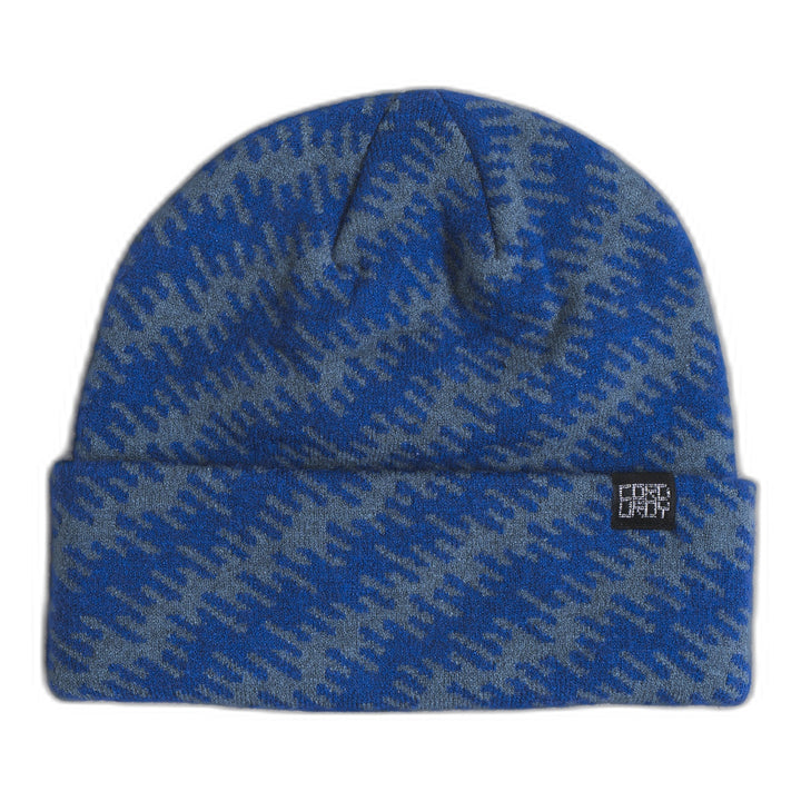 Corduroy Static Camo Beanie Midnight