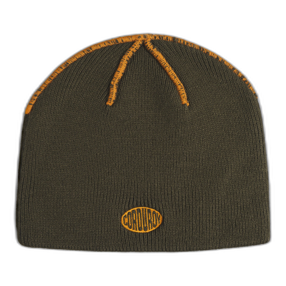 Corduroy Brand Skully Beanie Army