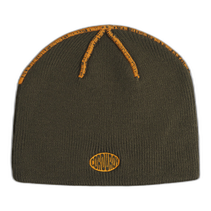 Corduroy Brand Skully Beanie Army