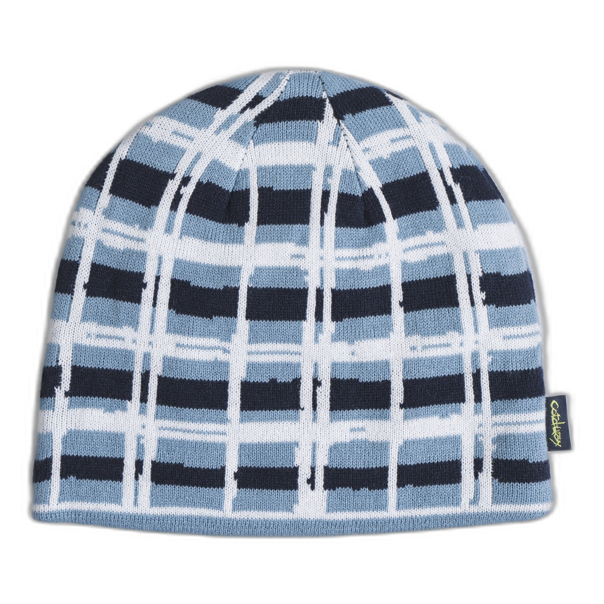 Corduroy Tartan By Justin Phipps Beanie Sky