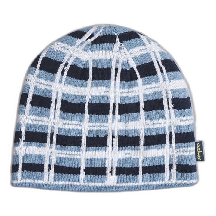 Corduroy Tartan By Justin Phipps Beanie Sky