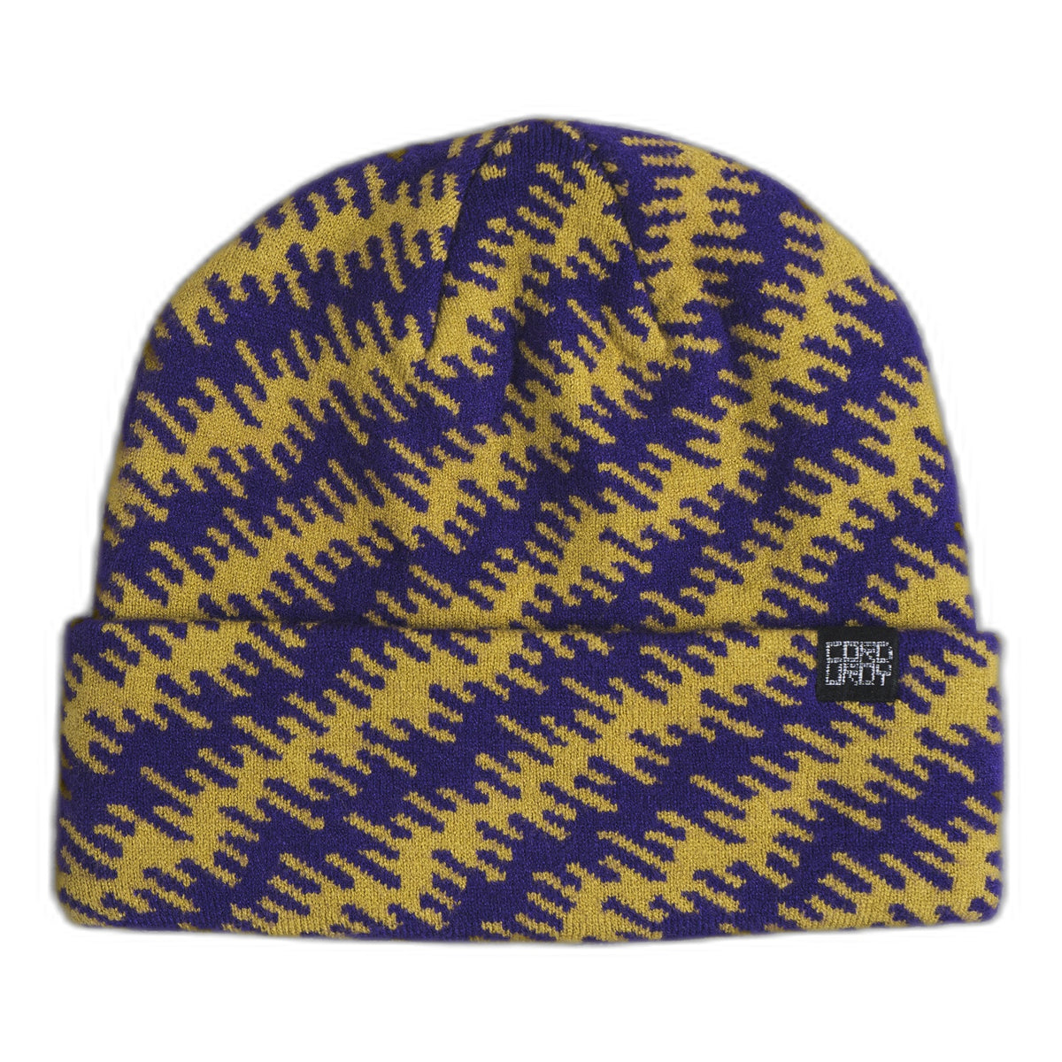 Corduroy Static Camo Beanie Fire