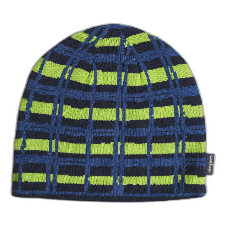 Corduroy Tartan By Justin Phipps Beanie Midnight