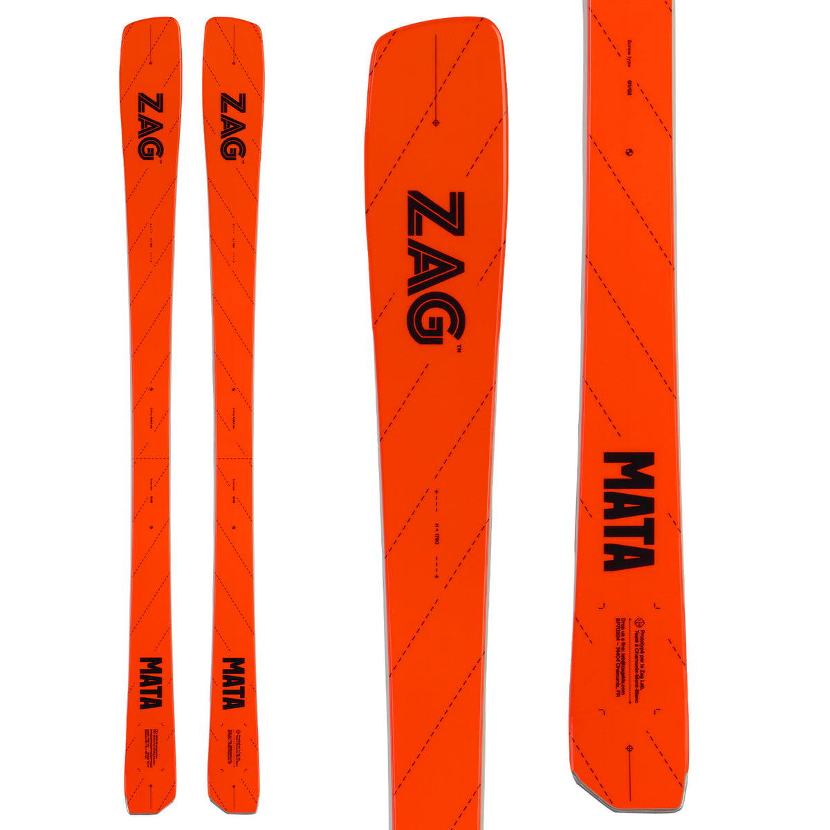 ZAG Mata Skis 2027 Red