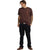 1910 LLC Age Of Winters Discharge Short-Sleeve T-Shirt - Men's Brown