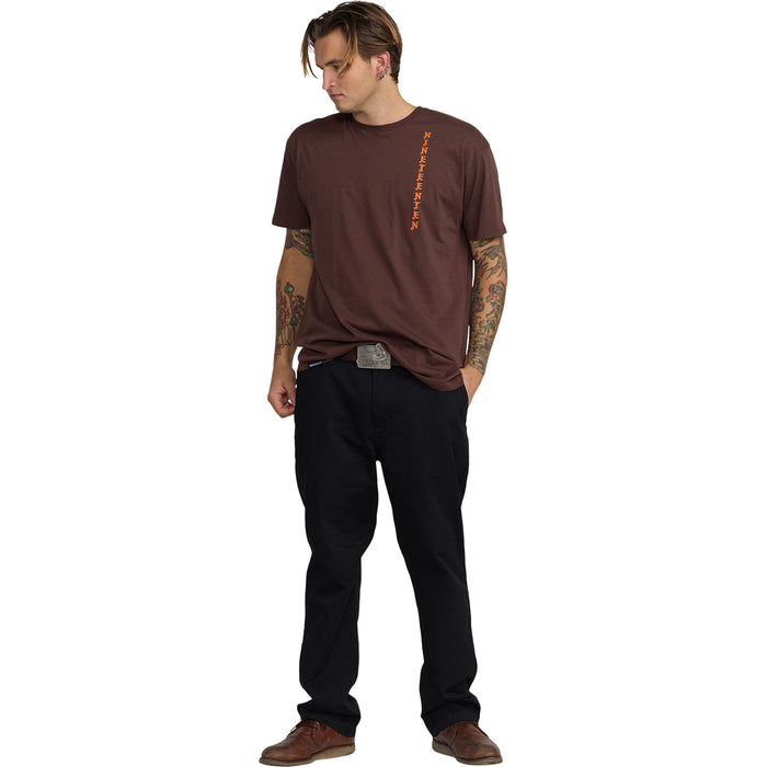 1910 LLC Age Of Winters Discharge Short-Sleeve T-Shirt - Men's Brown