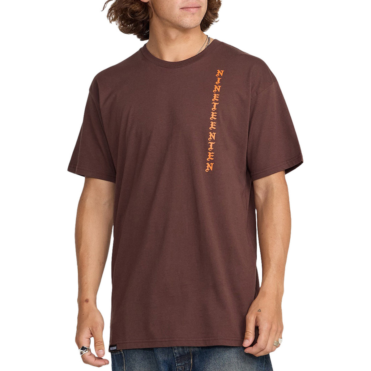 1910 LLC Age Of Winters Discharge Short-Sleeve T-Shirt - Men's Brown