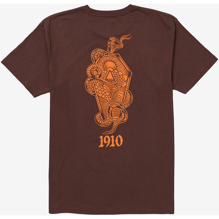 1910 LLC Age Of Winters Discharge Short-Sleeve T-Shirt - Men's Brown