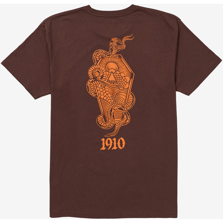 1910 LLC Age Of Winters Discharge Short-Sleeve T-Shirt - Men's Brown
