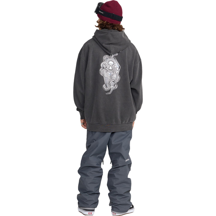 1910 LLC Age Of Winters G420 Pigment Dyed Hoodie - Men's Pigment Black
