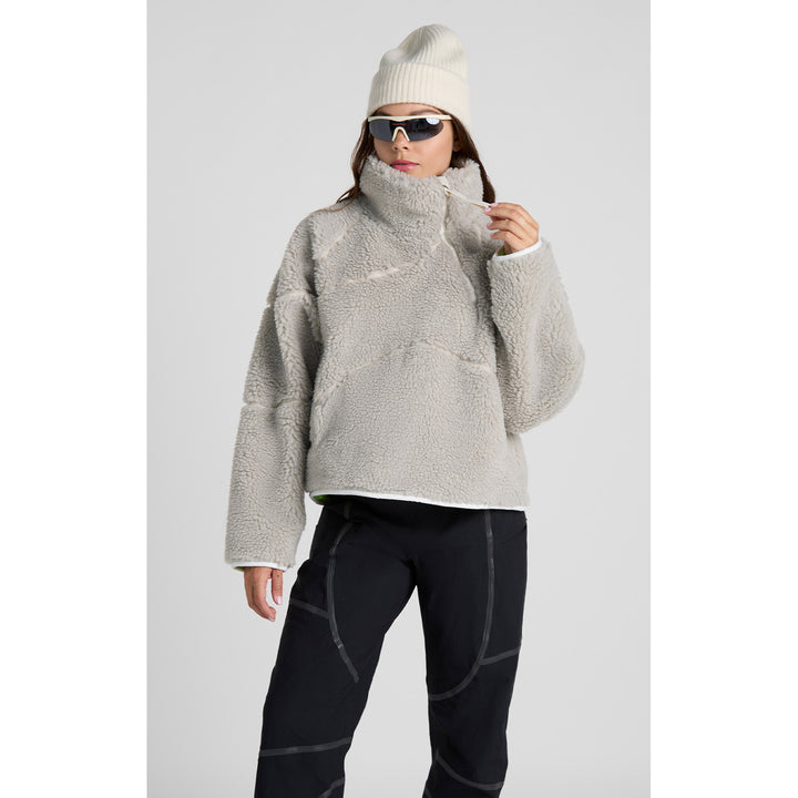 Seniq Wooluxe Fleece Pullover - Women's Heather Grey
