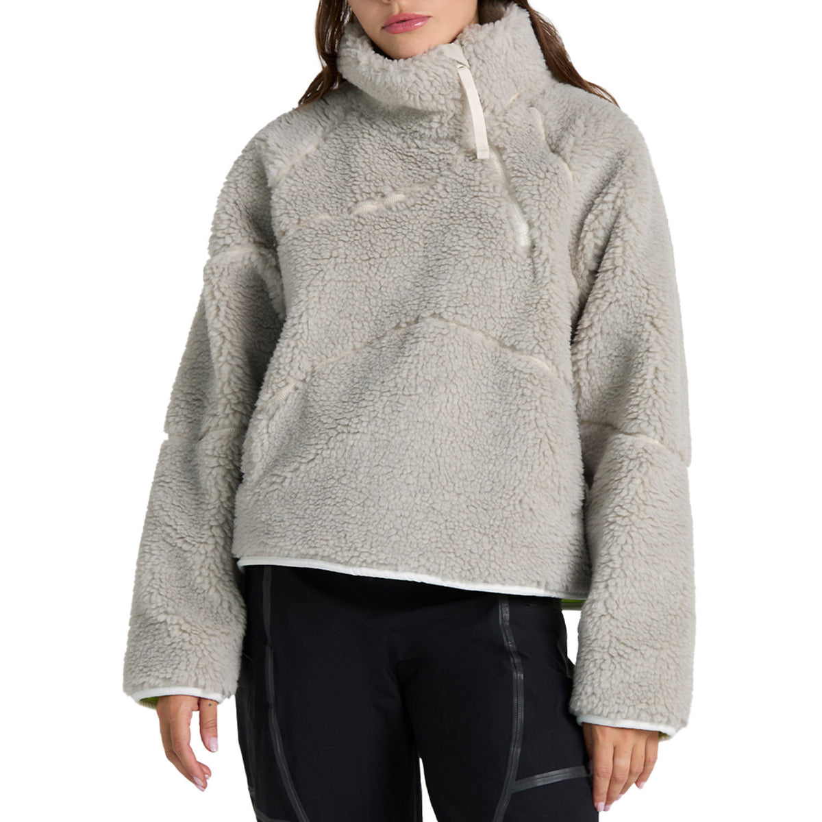 Seniq Wooluxe Fleece Pullover - Women's Heather Grey