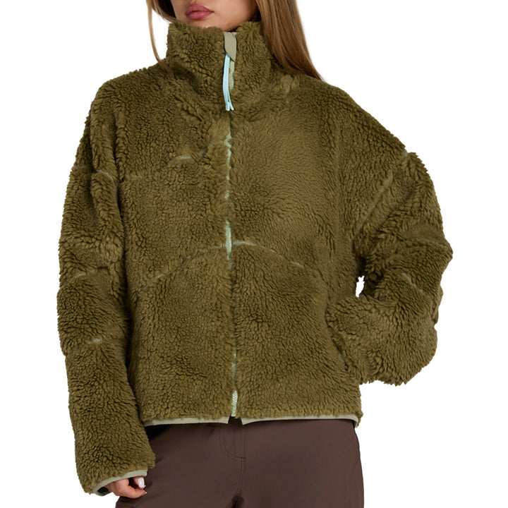 Seniq Wooluxe Fleece Full Zip Up - Women's Matcha