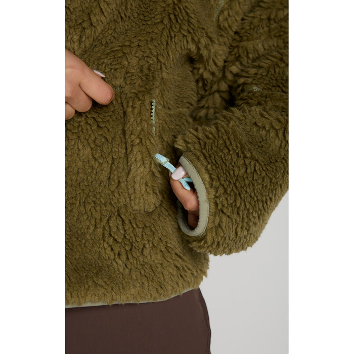 Seniq Wooluxe Fleece Full Zip Up - Women's Matcha