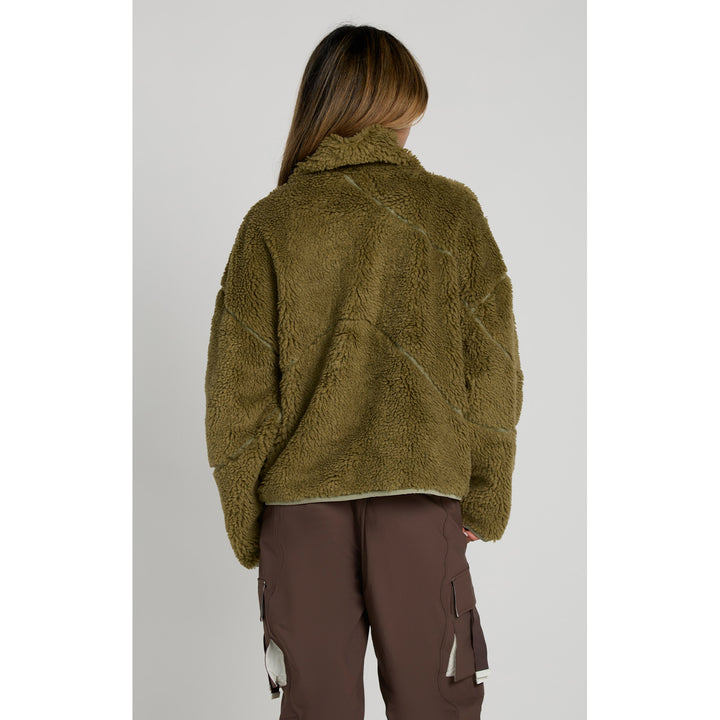 Seniq Wooluxe Fleece Full Zip Up - Women's Matcha