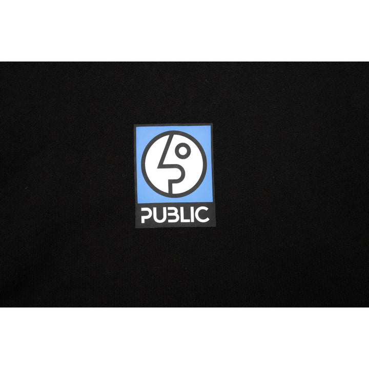 Public Snowboards Box Logo Hoodie - Men's Black