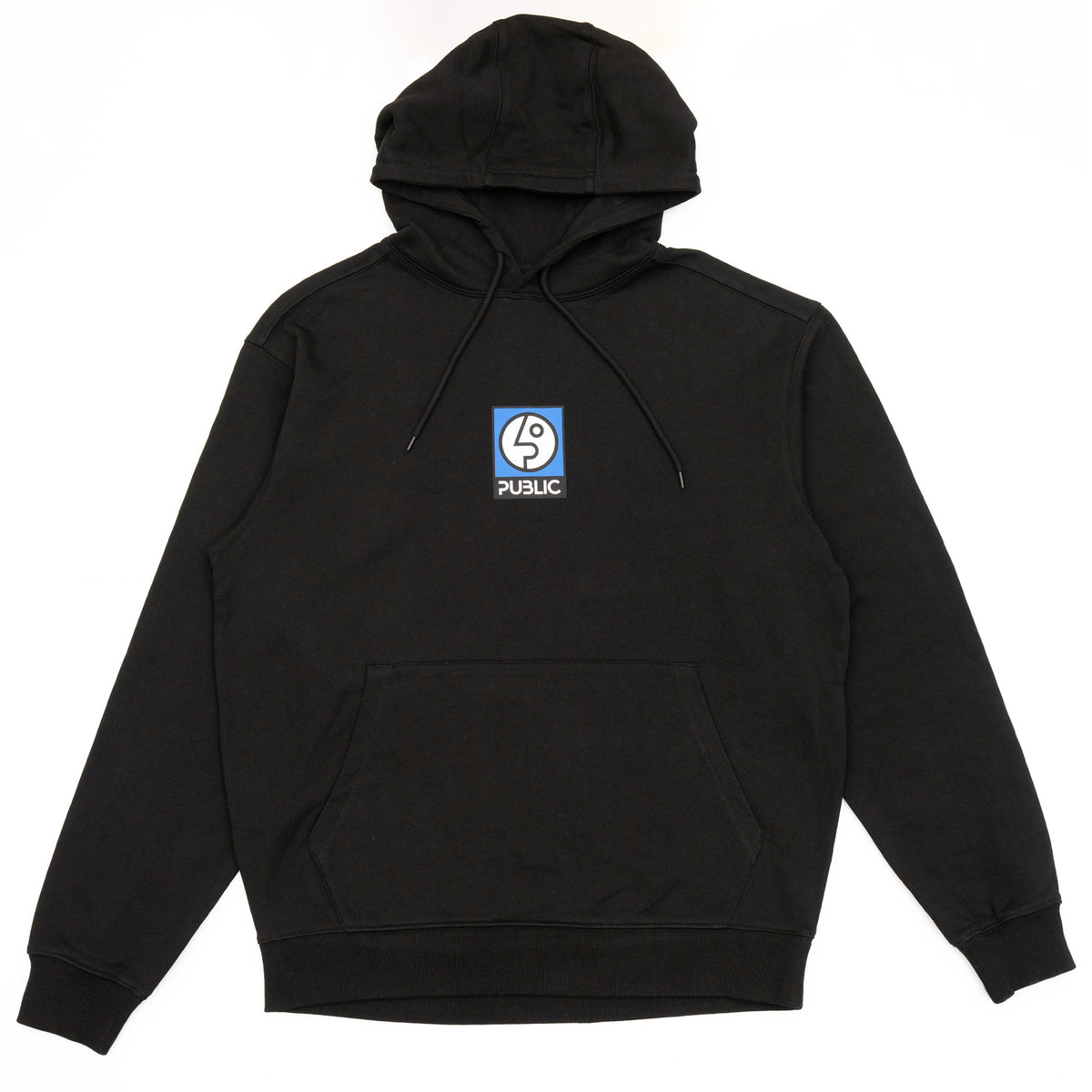 Public Snowboards Box Logo Hoodie - Men's Black
