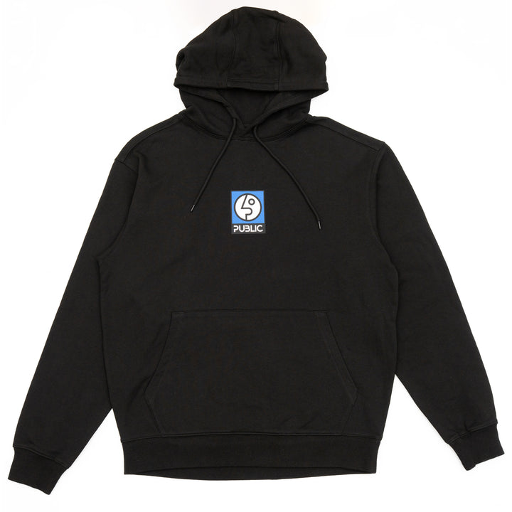 Public Snowboards Box Logo Hoodie - Men's Black