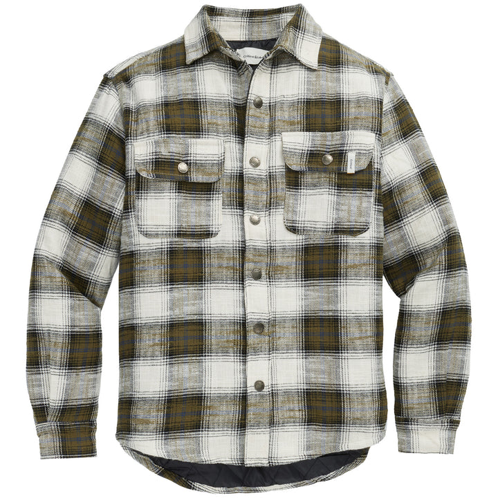 The Critical Slide Society Currents Overshirt - Men's Green