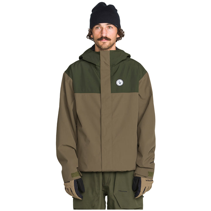 Volcom Buckthreeeighty Insulated Jacket - Men's Teak