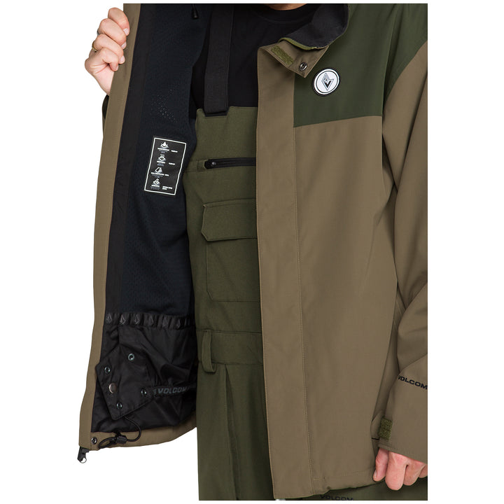 Volcom Buckthreeeighty Insulated Jacket - Men's Teak