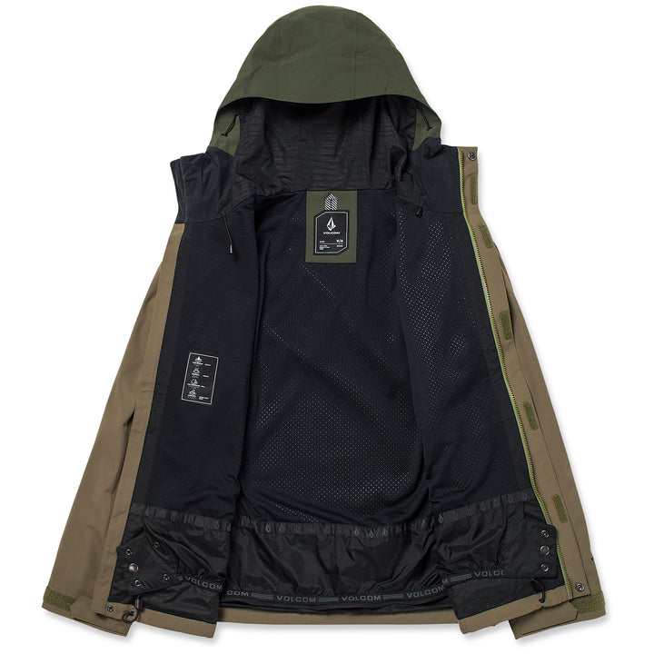 Volcom Buckthreeeighty Insulated Jacket - Men's Teak